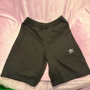 adidas Black Drawstring Casual Shorts